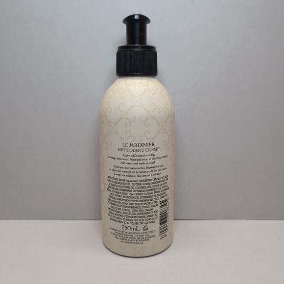 Crabtree & Evelyn Gardeners Creamy Cleanser 8.5 oz 250mL Metal Pump - Picture 3 of 7